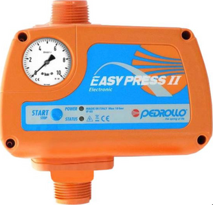 Електронний регулятор тиску Pedrollo EASYPRESS-2 (2,2 бар) (50066/222P) Easy Press 2 старт 2,2 фото